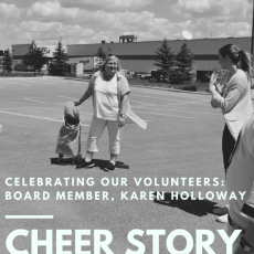 Cheer Story: Celebrating our Volunteers: Board Member, Karen Holloway