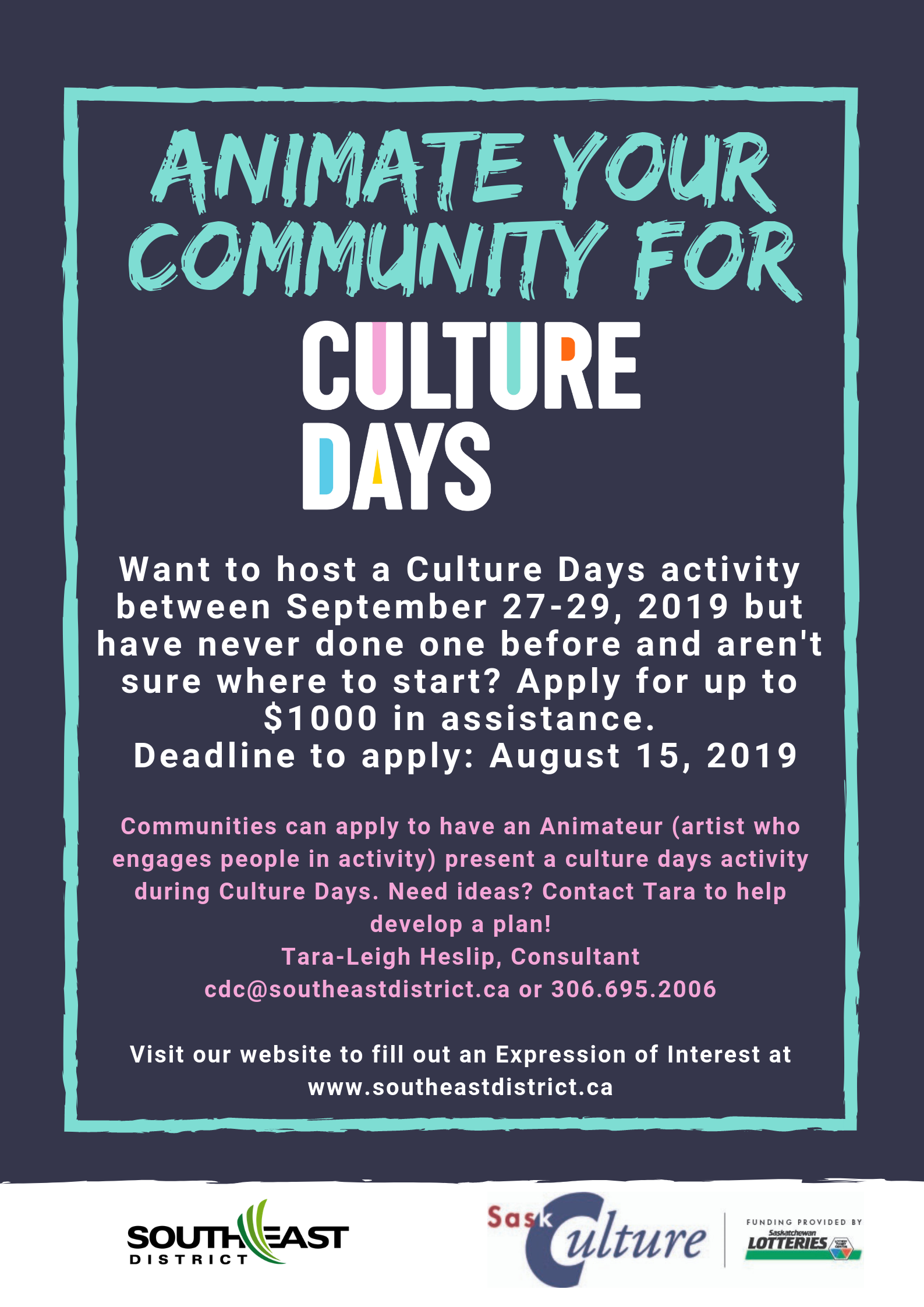 Animate Your Community for Culture Days! - Image 1