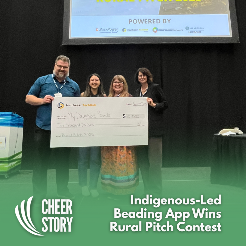 Cheer Story: Indigenous-Led Beading App Wins Rural Pitch Contest