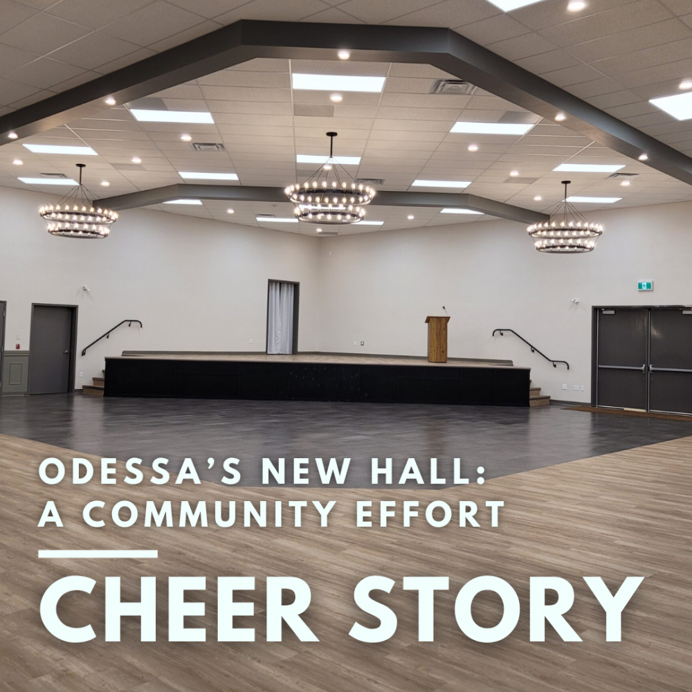 Cheer Story: Odessa’s New Hall: A Community Effort