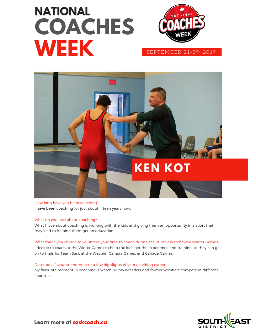 Coaches Week: Ken Kot - Image 1