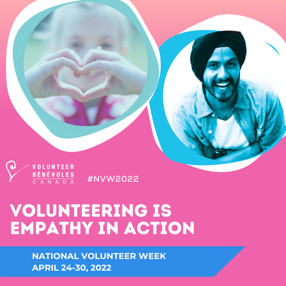 National Volunteer Week 2022 is April 24 - 30!