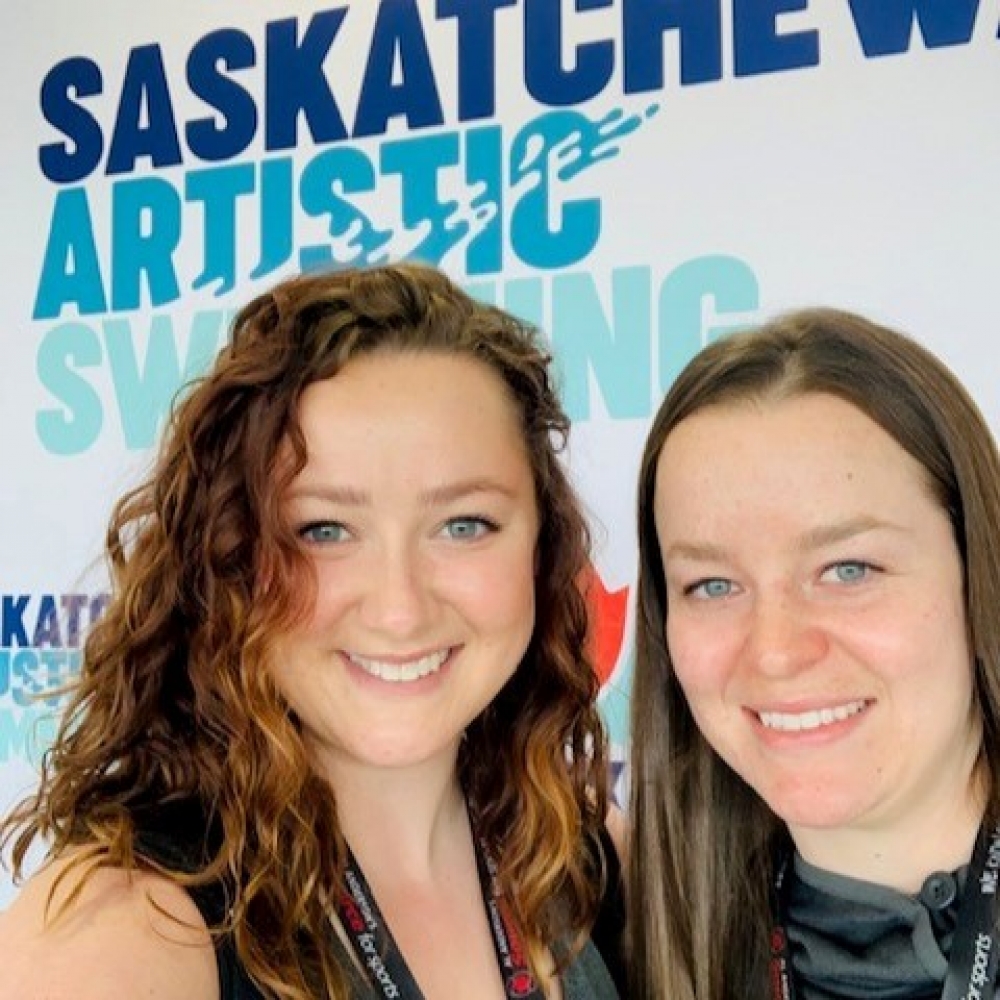 Sisters at the Saskatchewan Winter Games