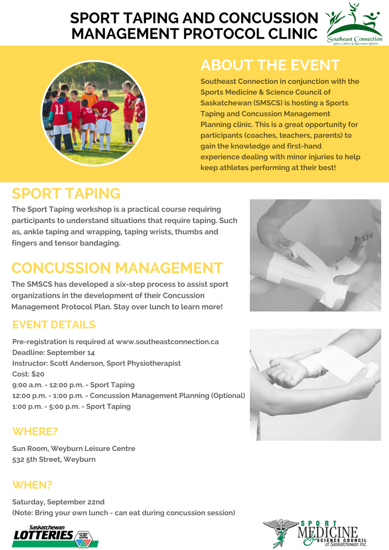Sport Taping and Concussion Management Protocol Clinic - Image 1