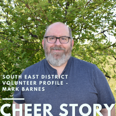 Cheer Story: South East District Volunteer Profile - Mark Barnes
