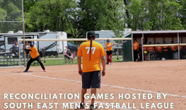 Cheer Story: Reconciliation games hosted by South East Men’s Fastball League