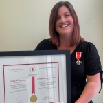 Cheer Story: Erin Wilson inducted into the Order of the Red Cross