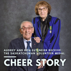 Cheer Story: Audrey and Ron Euteneier Receive the Saskatchewan Volunteer Medal