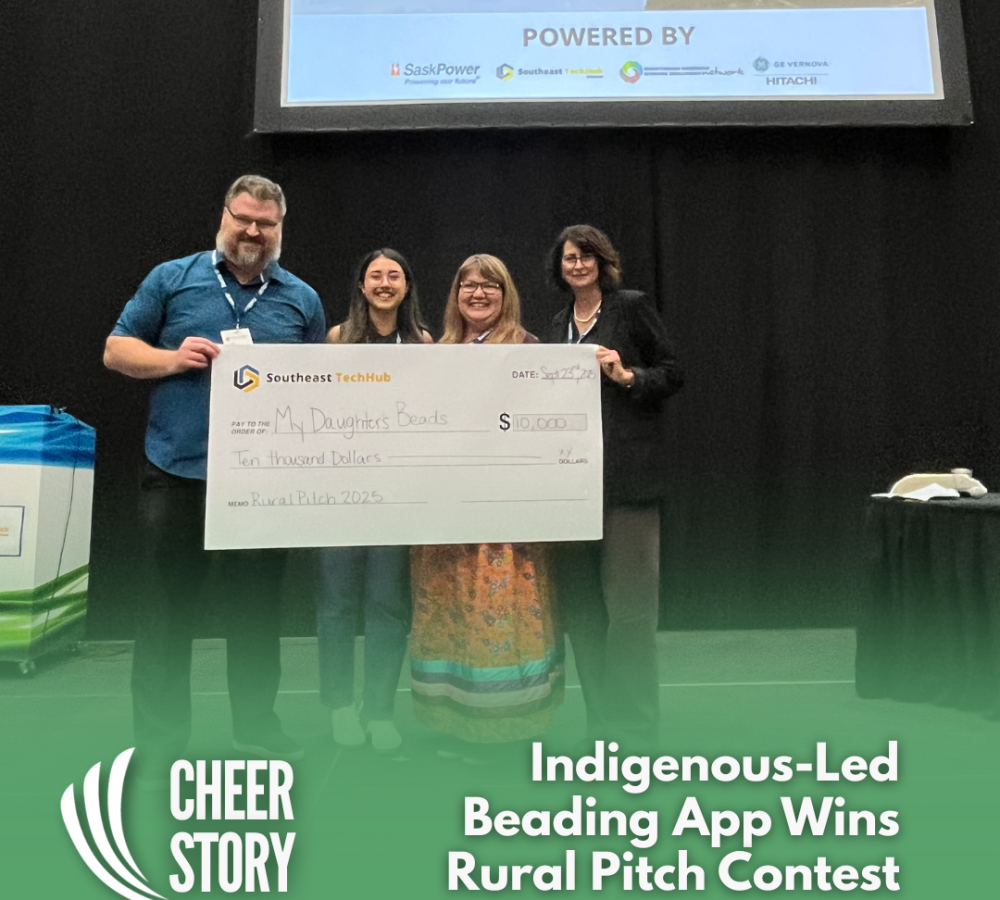 Cheer Story: Indigenous-Led Beading App Wins Rural Pitch Contest